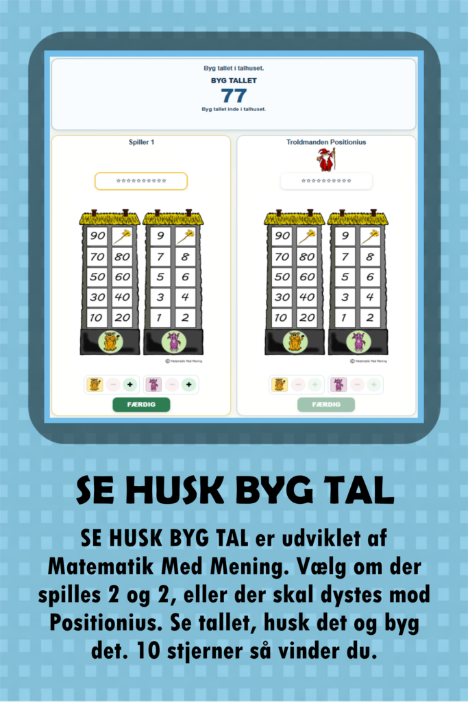 SE HUSK BYG TAL